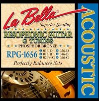 LA BELLA RPG-1656 Resophonic Phosphor Bronze